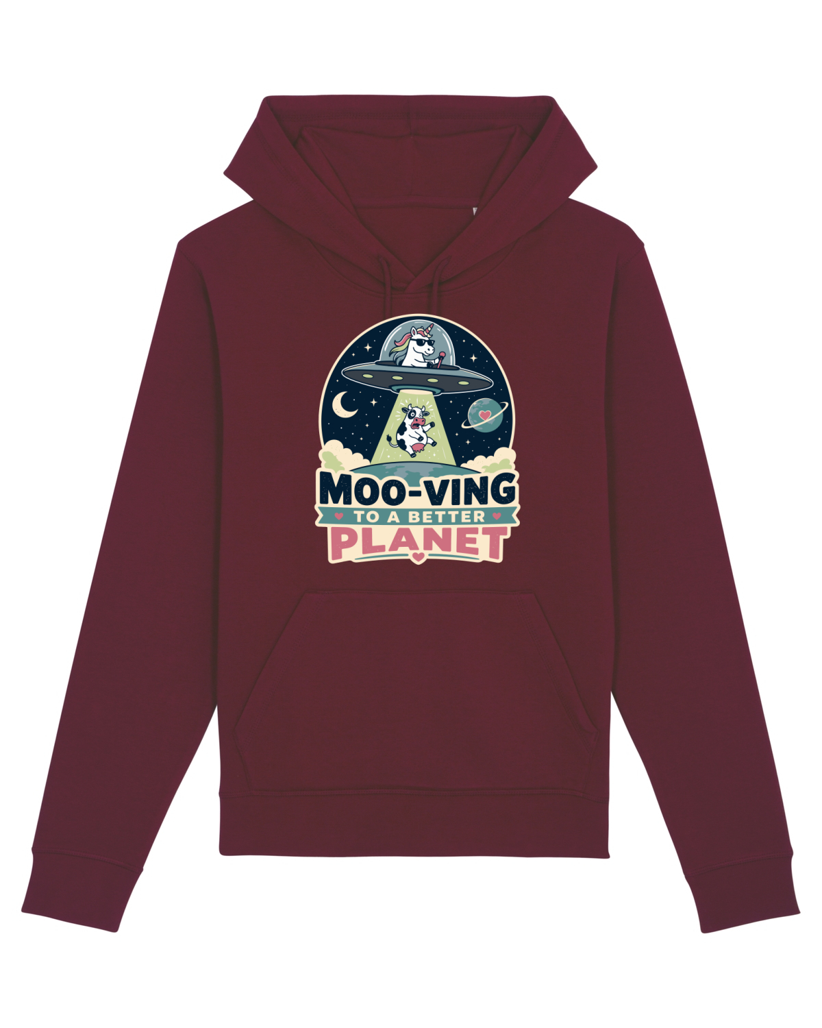 Hanorac Unisex Drummer Burgundy