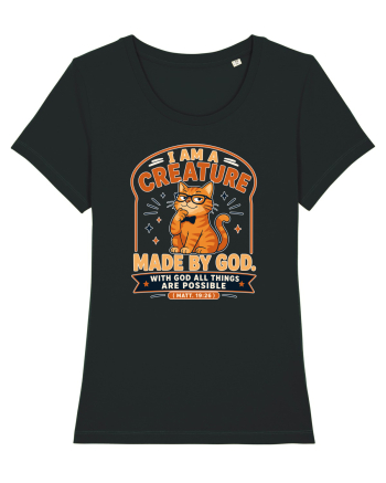 Cu pisici si religie. Christian Cat Lover Faith Apparel for Cat Owners Matt Black