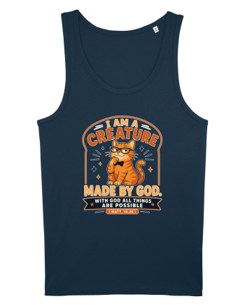 Cu pisici si religie. Christian Cat Lover Faith Apparel for Cat Owners Matt Navy