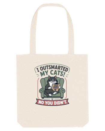 Funny Smart Cat Owner Humor Design for Cat Moms and Cat Dads Natural