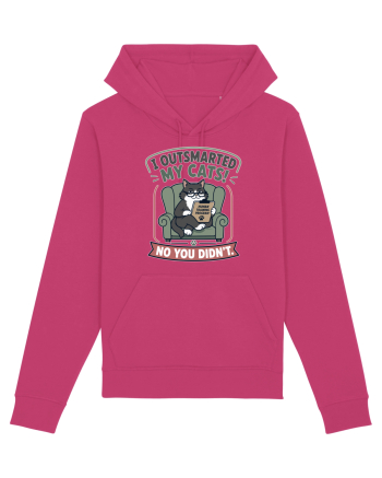 Funny Smart Cat Owner Humor Design for Cat Moms and Cat Dads Raspberry