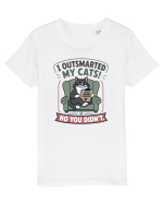 Funny Smart Cat Owner Humor Design for Cat Moms and Cat Dads Tricou mânecă scurtă  Copii Mini Creator