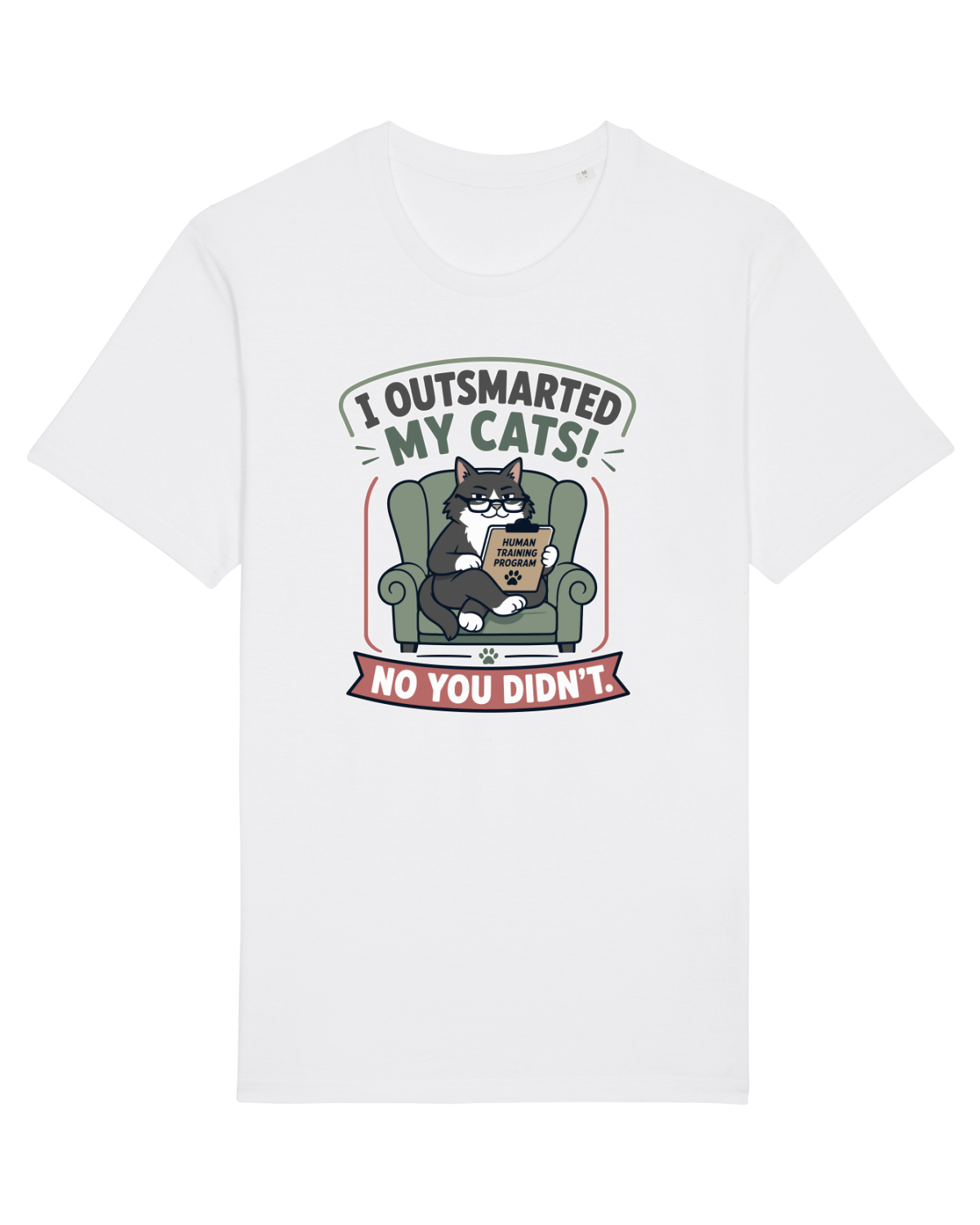 Tricou mânecă scurtă Unisex Rocker White