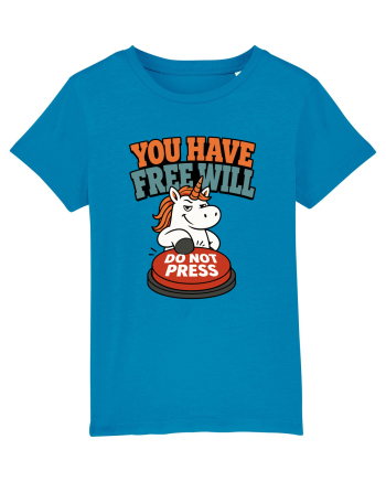 You Have Free Will Do Not Press Funny Unicorn Philosophy Humor Azur
