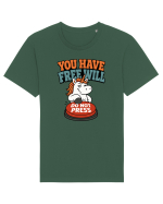 You Have Free Will Do Not Press Funny Unicorn Philosophy Humor Tricou mânecă scurtă Unisex Rocker
