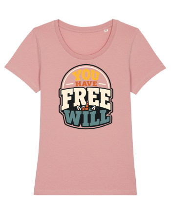 You Have Free Will Funny Philosophy Humor Unicorn Graphic Canyon Pink
