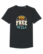 You Have Free Will Funny Philosophy Humor Unicorn Graphic Tricou mânecă scurtă guler larg Bărbat Skater