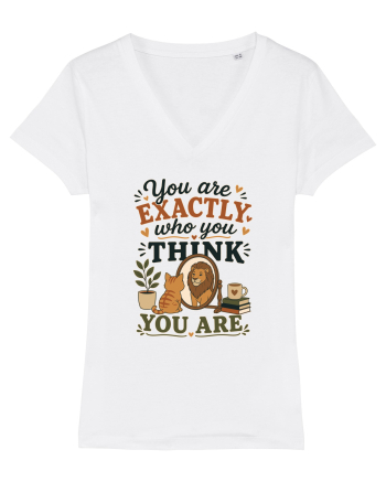 Esti exact cine crezi ca esti, cu pisici, motivational White