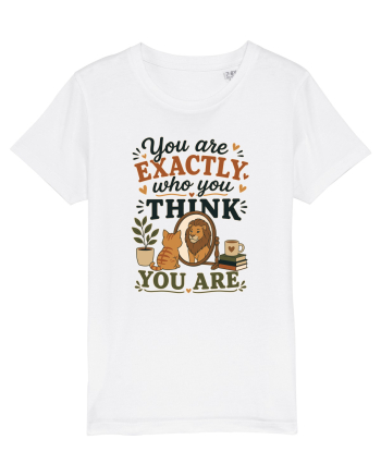 Esti exact cine crezi ca esti, cu pisici, motivational White
