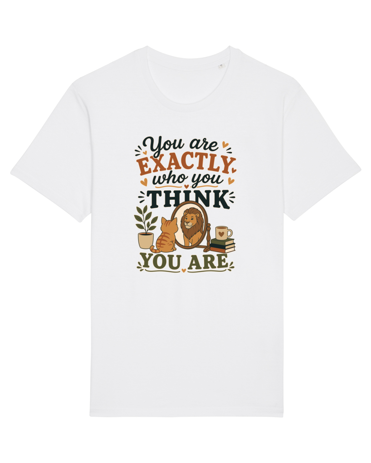 Tricou mânecă scurtă Unisex Rocker White