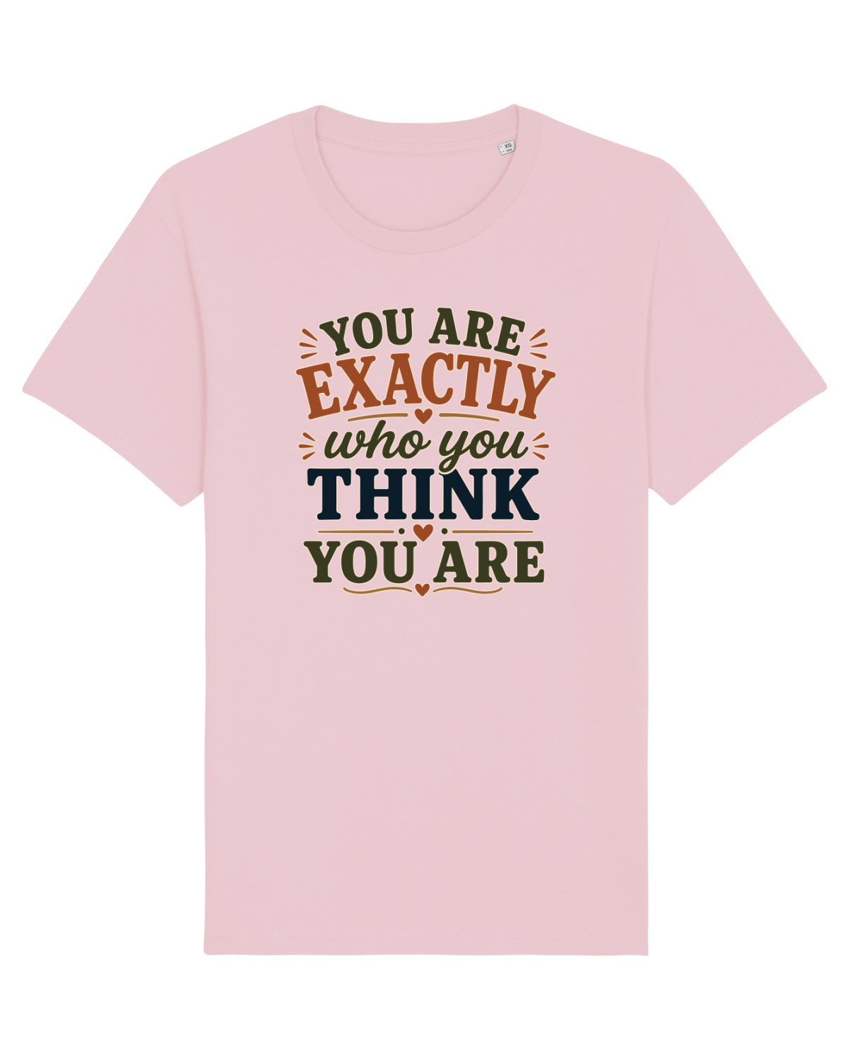 Tricou mânecă scurtă Unisex Rocker Cotton Pink