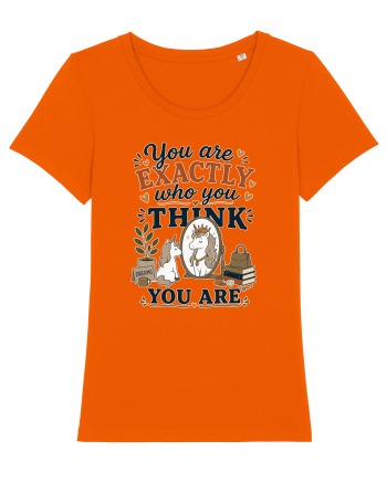 Unicorn Confidence Motivation Positive Mindset Dream Big Inspirational Desi Bright Orange