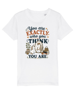 Unicorn Confidence Motivation Positive Mindset Dream Big Inspirational Desi Tricou mânecă scurtă  Copii Mini Creator