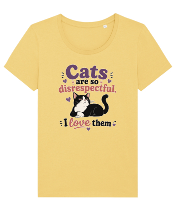 Funny Cat Lover Quote Disrespectful Cat Humor Sarcastic Feline Owner Jojoba