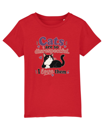 Funny Cat Lover Quote Disrespectful Cat Humor Sarcastic Feline Owner Red