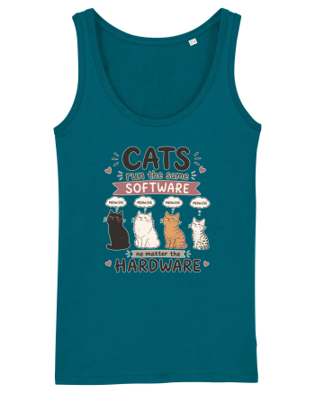Funny Programmer Cat Lover Coding Humor Software Hardware Cat Quote Ocean Depth