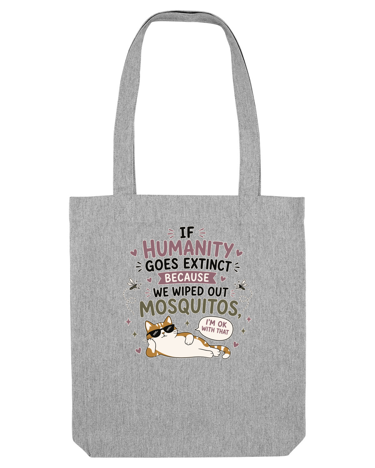 Sacoșă textilă Heather Grey