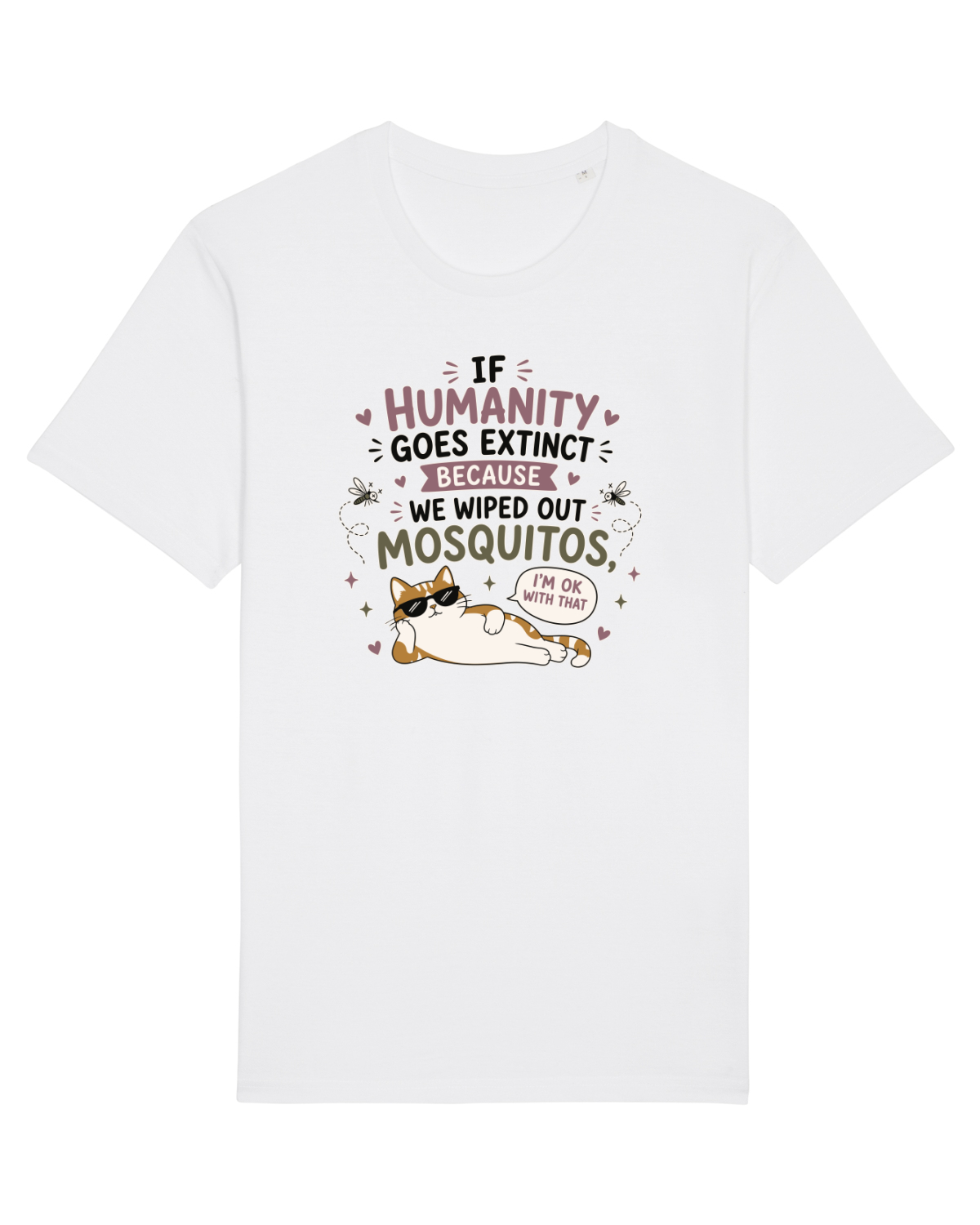 Tricou mânecă scurtă Unisex Rocker White
