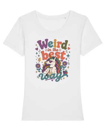 Funny Unicorn Quote Weird In The Best Way Magical Unicorn Humor White