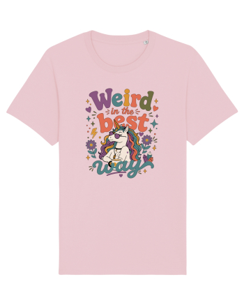 Funny Unicorn Quote Weird In The Best Way Magical Unicorn Humor Cotton Pink