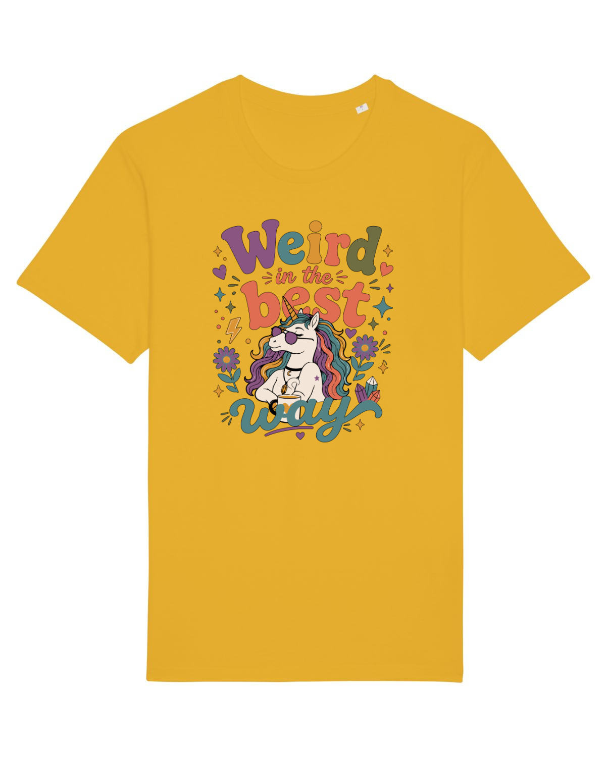 Tricou mânecă scurtă Unisex Rocker Spectra Yellow