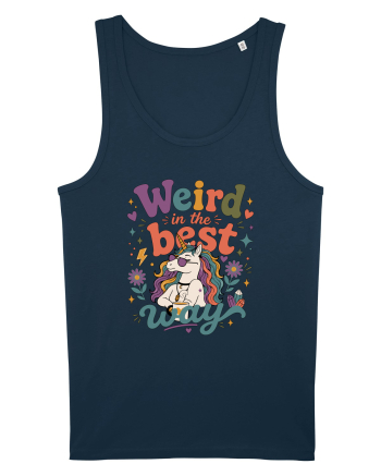 Funny Unicorn Quote Weird In The Best Way Magical Unicorn Humor Navy