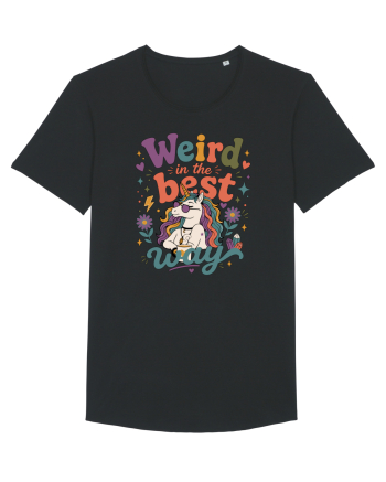 Funny Unicorn Quote Weird In The Best Way Magical Unicorn Humor Black
