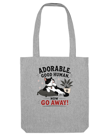 Funny Cat Attitude Design for Cat Owners and Feline Lovers Heather Grey