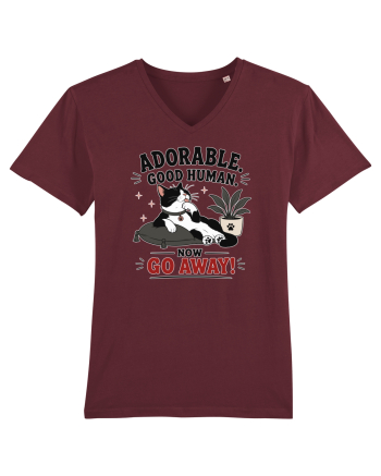 Funny Cat Attitude Design for Cat Owners and Feline Lovers Burgundy