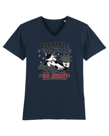 Funny Cat Attitude Design for Cat Owners and Feline Lovers French Navy
