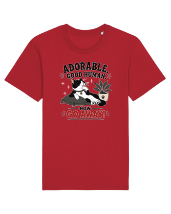 Funny Cat Attitude Design for Cat Owners and Feline Lovers Red