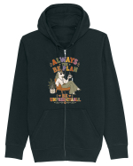 Hippie Unicorn Humor Design for Free Spirits and Boho Lifestyle Fans Hanorac cu fermoar Unisex Connector
