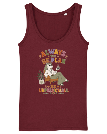 Hippie Unicorn Humor Design for Free Spirits and Boho Lifestyle Fans Burgundy