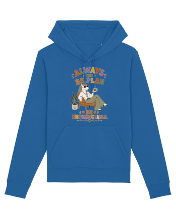 Hippie Unicorn Humor Design for Free Spirits and Boho Lifestyle Fans Royal Blue