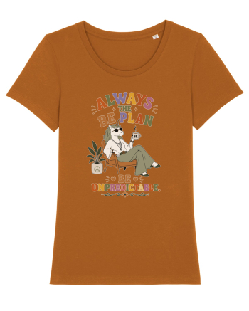 Hippie Unicorn Humor Design for Free Spirits and Boho Lifestyle Fans Roasted Orange