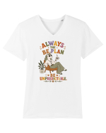 Hippie Unicorn Humor Design for Free Spirits and Boho Lifestyle Fans Tricou mânecă scurtă guler V Bărbat Presenter