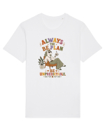 Hippie Unicorn Humor Design for Free Spirits and Boho Lifestyle Fans Tricou mânecă scurtă Unisex Rocker