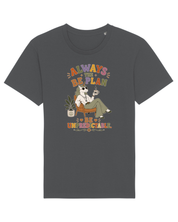 Hippie Unicorn Humor Design for Free Spirits and Boho Lifestyle Fans Anthracite