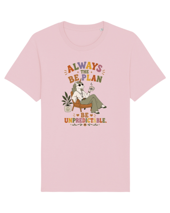 Hippie Unicorn Humor Design for Free Spirits and Boho Lifestyle Fans Cotton Pink