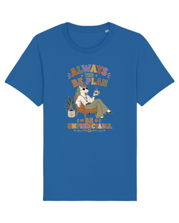Hippie Unicorn Humor Design for Free Spirits and Boho Lifestyle Fans Royal Blue