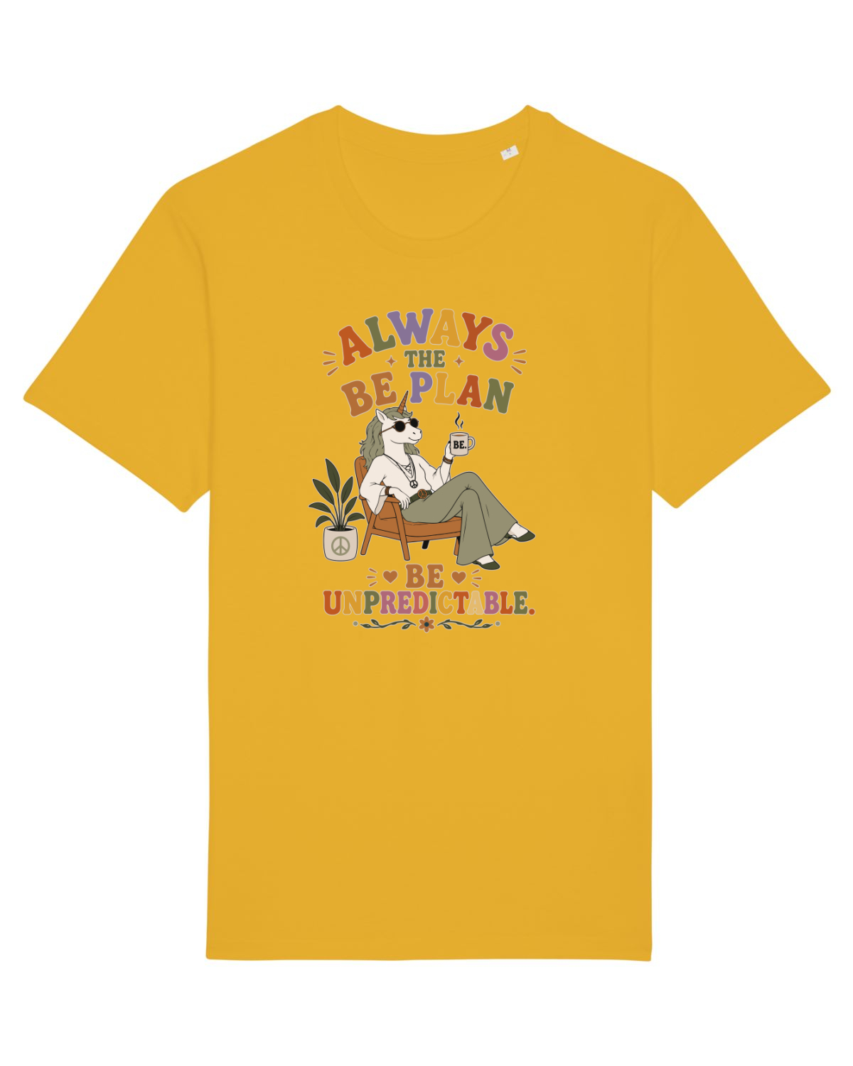 Tricou mânecă scurtă Unisex Rocker Spectra Yellow