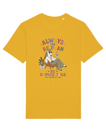 Hippie Unicorn Humor Design for Free Spirits and Boho Lifestyle Fans Spectra Yellow