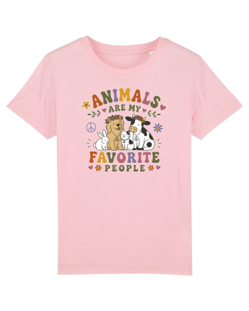 Funny Animal Lover Design for Pet Lovers and Introverts Cotton Pink