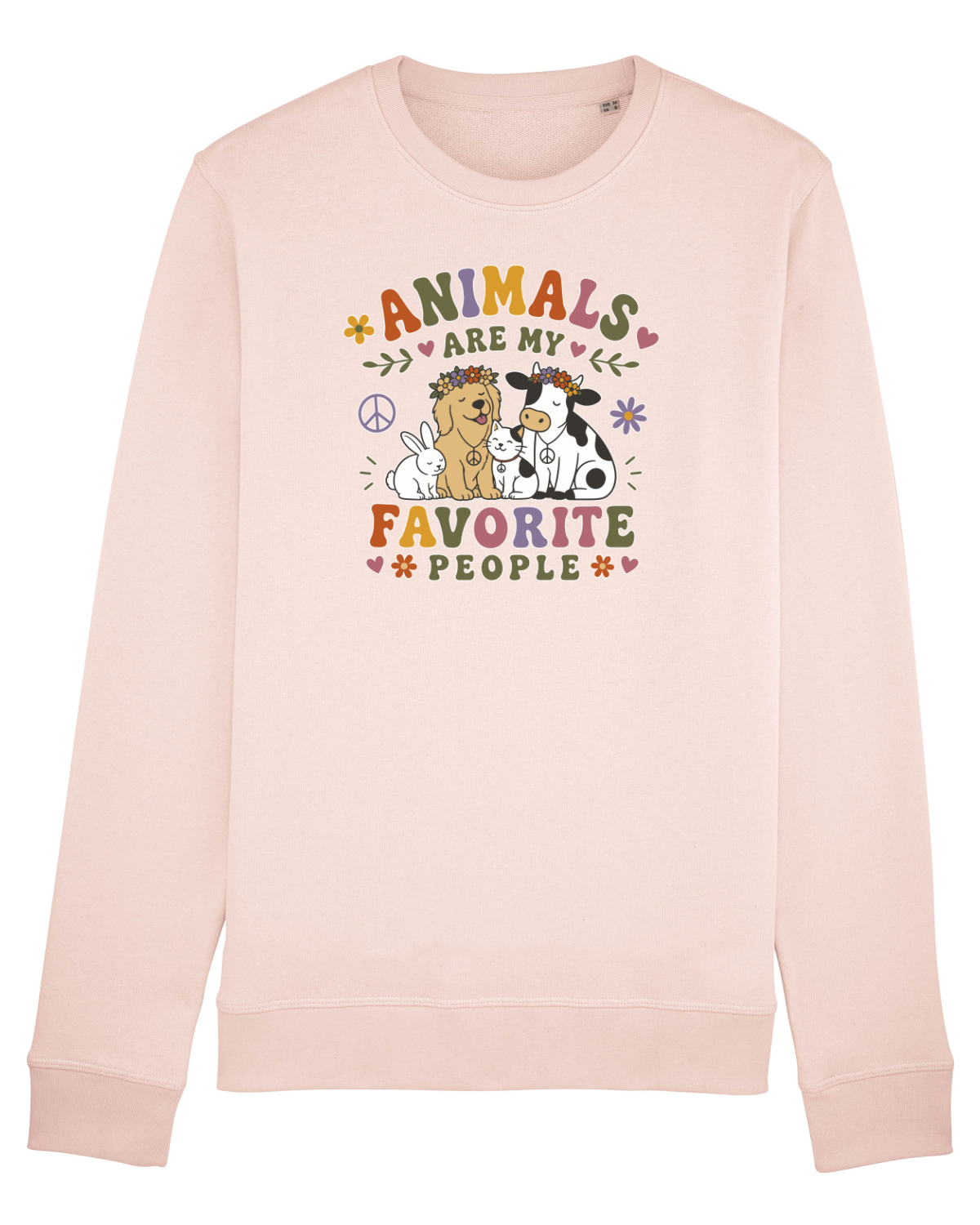 Bluză mânecă lungă Unisex Rise Candy Pink