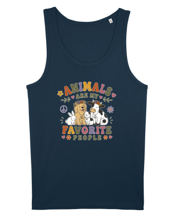 Funny Animal Lover Design for Pet Lovers and Introverts Navy