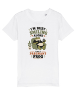 Funny Introvert Frog Design for Solitude Lovers and Quiet Personalities Tricou mânecă scurtă  Copii Mini Creator