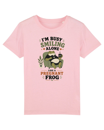 Funny Introvert Frog Design for Solitude Lovers and Quiet Personalities Cotton Pink