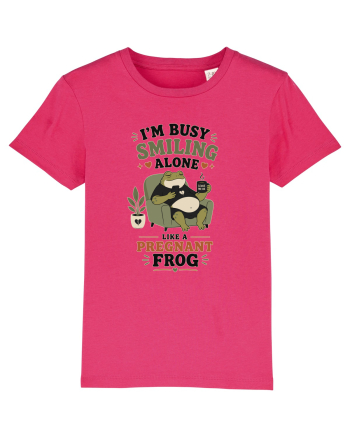 Funny Introvert Frog Design for Solitude Lovers and Quiet Personalities Raspberry