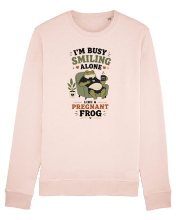 Funny Introvert Frog Design for Solitude Lovers and Quiet Personalities Candy Pink