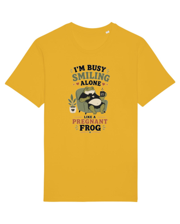 Funny Introvert Frog Design for Solitude Lovers and Quiet Personalities Spectra Yellow